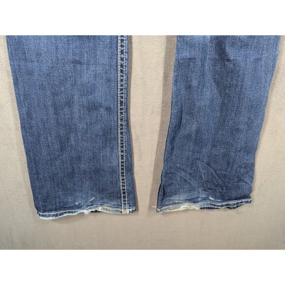 Express Women's Blue Boot Cut Jeans - Picture 16 of 16